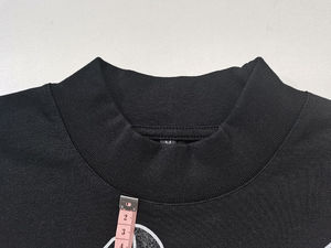 T-shirt personnalisé en coton biologique gaufré de luxe 100 % coton blanc sans couture, coupe ample et courte, style anime, grammage lourd - Product Image 5