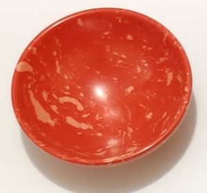 Ensaladera de madera de alta calidad, técnica tallada a mano, utensilio para servir fideos de sopa de resina de alto pulido para uso de arroz en la cocina - Product Image 2