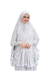 Conjunto de 2 piezas para oración y descanso para mujer – Top de viscosa de alta calidad con capucha y manga larga, y falda larga con cintura elástica - Product Image 5
