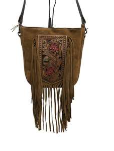 Sac à main tendance de style occidental avec fermeture éclair, multi-poches, facile à manipuler, sac de voyage de style vintage - Product Image 4