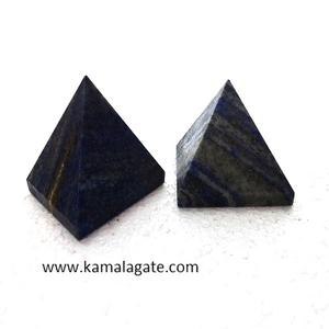 Pirámides de piedra semipreciosa Lapiz Lazuli al por mayor, pirámide de curación de cristal grande para Reiki y artesanía de piedras preciosas curativas de cristal - Product Image 1