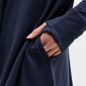 Premium Quality Women's Yoga Wrap Cardigan Spandex/Nylon Loose Fit Breathable New Design with Quick Dry Feature and Front Logo - Product Image 6