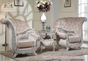 Fauteuils d'appoint sculptés de style turc, chaises de salon sculptées à la main de style baroque, fauteuils de salon luxueux à double sculpture pour villa, Royaume-Uni - Product Image 3