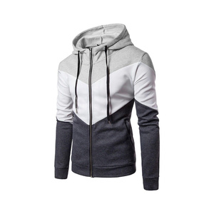 Sudadera con Capucha para Hombre, Gruesa, con Cierre Completo, de Algodón Combinado, Estilo Básico, Talla Grande, con Logotipo Personalizado, 500GSM, 100% Algodón, a la Moda - Product Image 4