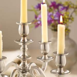 Bougeoir en aluminium argenté de luxe en gros, artisanal, unique, pour la décoration de la maison, du salon, pour Noël - Product Image 6