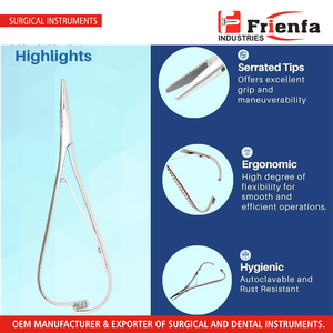 Mathieu Ligature Elastic Placing <b>Pliers</b> 5.5" Separator Placer - Product Image 4