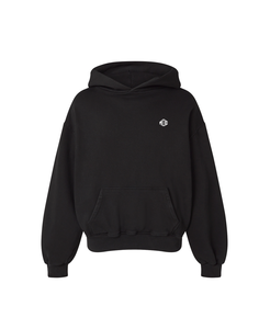 Pull épais en coton 100% épais pour hommes sweats à capuche unisexe à épaules tombantes pour femme coupe ample Logo personnalisé impression bouffante 465GSM - Product Image 1