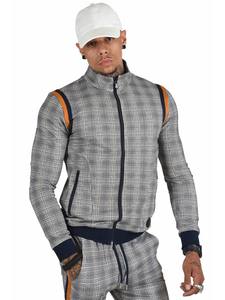 Ensemble de survêtement baggy pour homme en coton 100% de haute qualité, veste zippée et pantalon, coupe-vent respirant, pour l'hiver - Product Image 2