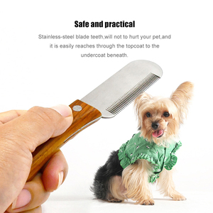 Herramienta de aseo para mascotas de buena calidad, maquinilla de afeitar, cuchillo para pelar perros, instrumento veterinario - Product Image 4