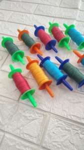 Charkhi Firki assorti avec cloche Bobine de cerf-volant traditionnelle pour la décoration Souvenir et cadeaux Petit cerf-volant Décoration volante - Product Image 2