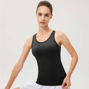 Nouvel arrivage de haut sans manches à séchage rapide multicolore débardeur ajusté pour femmes gilet de yoga de sport - Product Image 6