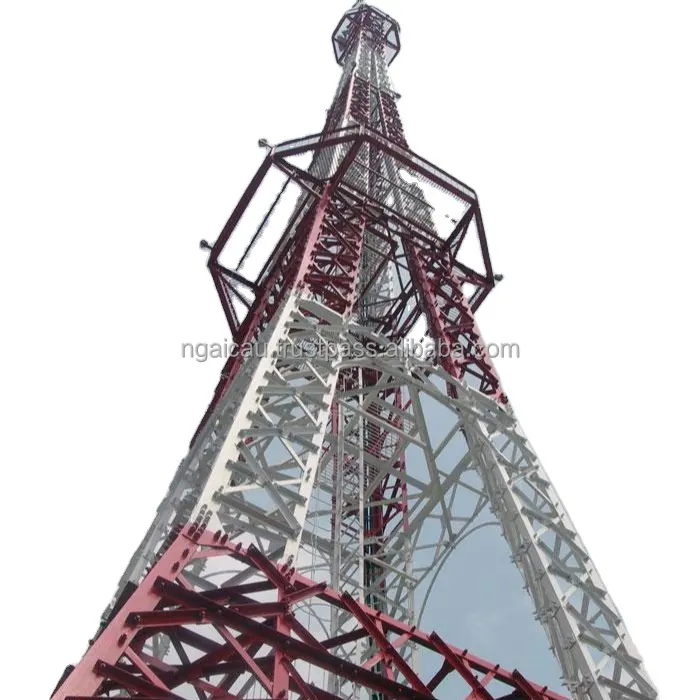 Стальная телекоммуникационная башня с цитатами, основанная на заказе клиента, специально изготовленная во Вьетнаме для беспроводной трансиверной системы