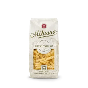 Pasta Molisana N. 019 Mezze Penne Rigate di Grano Duro Non Raffinato, Confezione da 24 Pezzi da 500g - Product Image 1