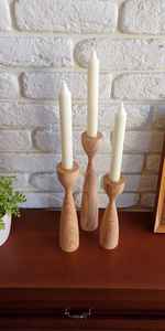 Bougeoir en bois pour décoration de mariage-Support de décoration fait à la main pour table/affichage mural, organisateur de décoration écologique - Product Image 5
