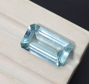 หินวันเกิดเดือนมีนาคมอัญมณีแปดเหลี่ยมเพชรพลอยธรรมชาติพลอยสีฟ้าขนาดใหญ่อัญมณีหลวมสำหรับการประยุกต์ใช้เครื่องประดับ - Product Image 3