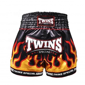 Pantalones Cortos de Muay Thai de Alta Calidad Hechos a Medida para Entrenamiento de Kickboxing, con Logotipo Bordado en la Parte Delantera, Transpirables, para MMA - Product Image 4