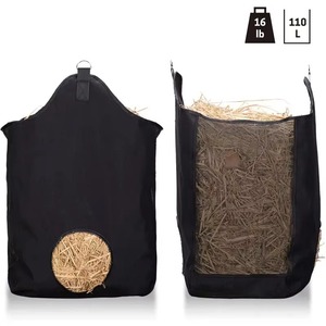 Sac à foin pour chevaux de qualité supérieure avec sangles réglables, solution d'alimentation durable et facile à utiliser pour les stalles et les voyages - Product Image 2