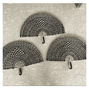 Abanico de Paja de Mar Tejido a Mano para Regalos de Ceremonia, Refrigeración Manual y Decoración de Eventos, Vietnam - Product Image 1