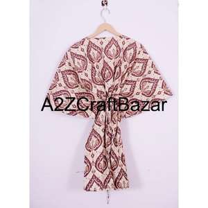 Vestido Midi Ajustado de Algodón 100% Puro para Mujer, Estampado Floral, Vestido de Playa, Ropa de Verano para Cruceros, Corte Regular, Transpirable, Lavable, con Volantes - Product Image 5