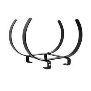 Metal <b>Log</b> Holder Durable & Rust-Resistant Perfect <b>for</b> <b>Firewood</b> Storage Indoor & Outdoor Use Modern Design - Product Image 2