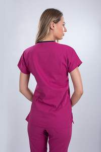 Uniformes Médicos Elásticos Unisex de Último Diseño, Uniformes de Hospital Elegantes y Personalizados de Poliéster/Algodón de Secado Rápido y Transpirables - Product Image 4
