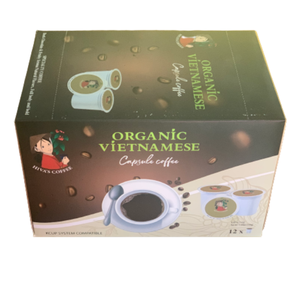 Café tostado de Ciudad de Vietnam precio barato directo de fábrica Kcup café Mezcla Arábica café molido cápsulas 12gr Mellow listo para exportar - Product Image 4