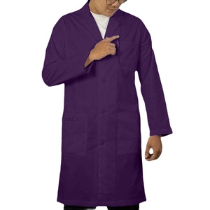 Blouse de laboratoire tendance pour hommes, 100 % coton respirant, uniforme de médecin, fabrication sur mesure OEM, marque privée, fabricant et fournisseur - Product Image 3