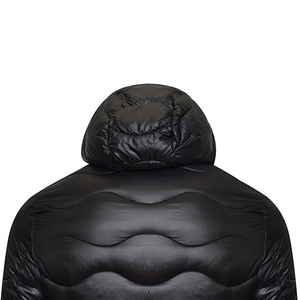 Custom Winter Bubble <b>Mens</b> Puffer Jacket Embroidery Filling High Quality Plus Size Bomber Jackets for <b>Men</b> Shine Coat - Product Image 3