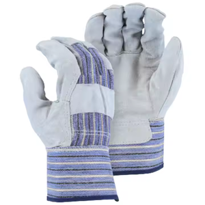 Guantes de cuero dividido de piel de vaca de alta resistencia de calidad superior Forro de algodón suave transpirable para seguridad Industrial jardinería doméstica - Product Image 6