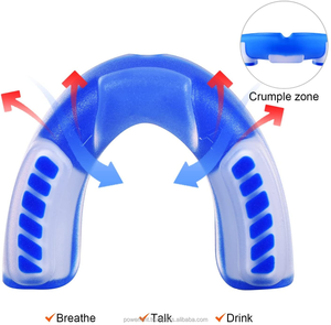 Best Double Braces Mouth Guard Anti Snoring Sports Athletic Mouth Gears for Teenager and Adults Taekwondo Mouth Accessories - Product Image 2