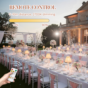 Không dây đèn bàn cho đám cưới tổ chức sự kiện pha lê cơ sở vải đèn Bìa tùy chỉnh pin có thể sạc lại cảm ứng LED bảng đèn - Product Image 4