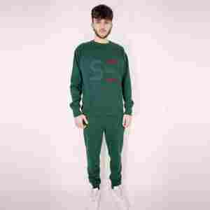 ชุดวอร์มแฟชั่นสำหรับผู้ชายชุดออกกำลังกายสีปะติด - Product Image 6