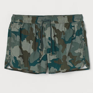 Bermuda Cargo pour Homme Taille Moyenne à Fleurs, Haute Qualité, Été, Décontracté, Respirant, Tissu en Toile, Taille Élastique, Tricoté, Teint Uni - Product Image 5