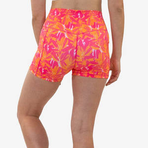 Shorts d'entraînement de compression taille haute pour femmes de haute qualité Spandex Nylon motif solide Shorts de sport de gymnastique pour les femmes - Product Image 2