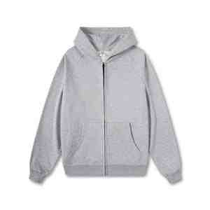 Sweat-shirts à capuche pour hommes, surdimensionnés, personnalisés, effet délavé, usés, déchirés, vintage, en coton lourd 100%, fermeture éclair, écologiques, séchage rapide - Product Image 4