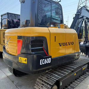 Miniexcavadora Volvo EC60D usada de alta calidad, de 6 toneladas máquina compacta, ¡excelentes condiciones, lista para el trabajo! Motor motor incluido - Product Image 1