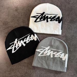 Gorro de punto de invierno grueso y cálido con puños acanalados clásicos, diseñado para ropa informal diaria, deportes al aire libre y estilo de moda - Product Image 4