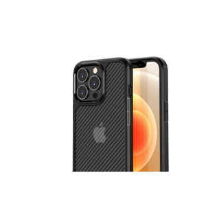 Étui en silicone de luxe Netzy pour iPhone 13 Pro Max Noir - Style Inox SAFA Givré PU Compatible avec les coques de téléphone portable 11 Pro 14 Plus - Product Image 4