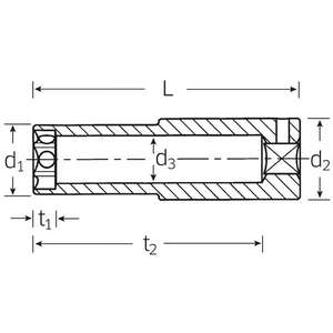 Clé à bougie en plastique Stahlwille pour automobile avec aimant - Product Image 2