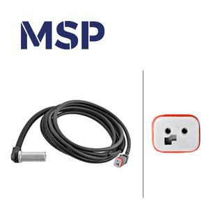 6PU230048111 - เซ็นเซอร์วัดความเร็วล้อ - ขั้วต่อ 2 พิน - เพลาหน้า - สายเคเบิล: 2815 มม. - MSP Export - Product Image 2