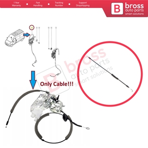 BDP1603 Side Sliding Door <b>Lock</b> Release <b>Cable</b> for Master MK3 Movano B NV400 826703236R 8200766635 - Product Image 5