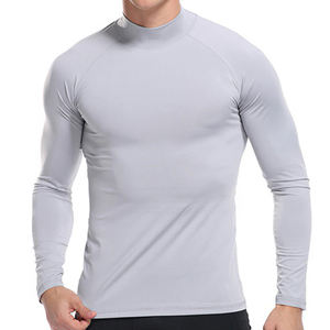 Camisetas de Compresión Personalizadas de Alta Calidad al por Mayor, Secado Rápido, Manga Larga, Elásticas, Mallas de Gimnasio para Deportes Activos, Protección contra Rozaduras - Product Image 1