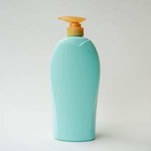 Botella de plástico HDPE de 1 litro al por mayor para cosméticos crema facial loción champú y acondicionador embalaje marca OEM - Product Image 1