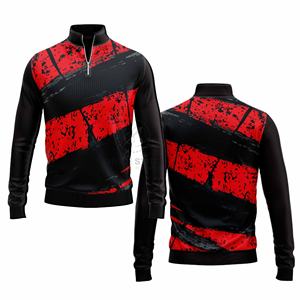 Custom Sports Team Quarter Jacket <b>Men</b> Women Youth Sportswear Quick Dry Team <b>Pullover</b> Custom Full Dip Zipper Sports Jacket - Product Image 1