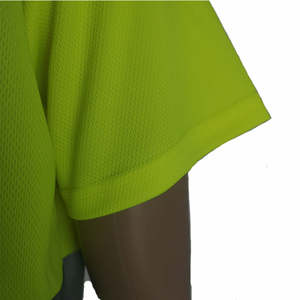 Camiseta de Alta Visibilidad Personalizada, Cómoda, de Manga Corta, Secado Rápido, Transpirable, para Trabajo, con Reflectante de Seguridad - Product Image 5