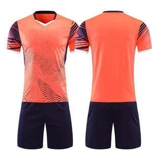 Venta al por mayor de material de alta exigencia Jersey de fútbol uniforme transpirable material suave precio barato fútbol Jersey uniforme - Product Image 5