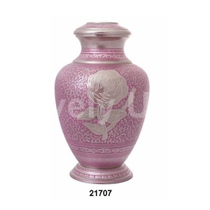 Urna de cremación de rosas para cenizas humanas-Urna de rosas hecha a mano para cenizas Hombres y mujeres Urna conmemorativa-Urna de entierro para hombres y mujeres - Product Image 1