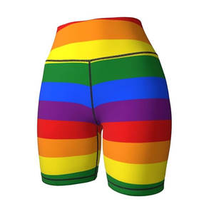 Pantalones cortos transpirables para gimnasio y Fitness para mujer, pantalones cortos deportivos de último diseño, pantalones cortos multicolores para Fitness - Product Image 1