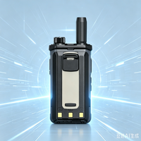 Radio POC Genggam Jangkauan Jauh 5000 km yang Tangguh dengan Kartu SIM Jaringan 4G LTE, Walkie-Talkie 4G LTE