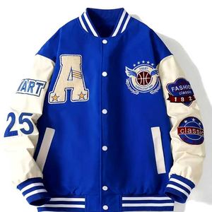 Veste d'université de haute qualité Veste d'université de baseball imprimée brodée avec écusson personnalisé pour hommes - Product Image 6